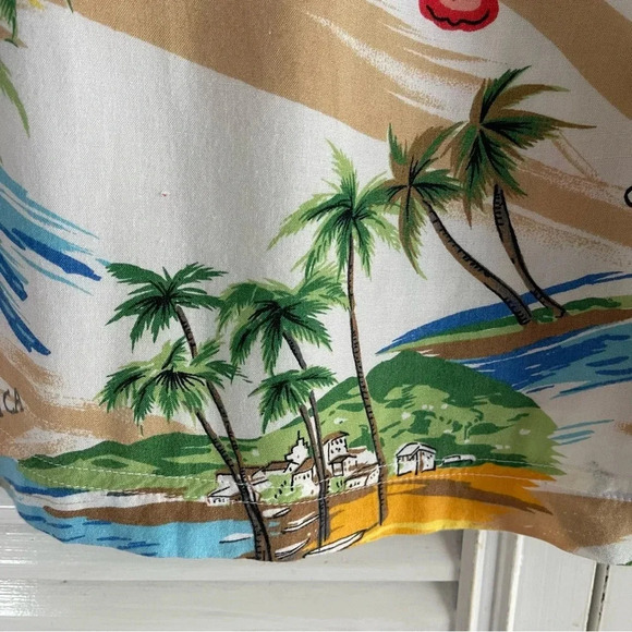 Vtg Solutions Original Hawaiian Islands Shirt Bahamas Barbados Antigua Large - Picture 9 of 15